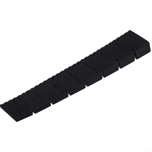 Set mit 10 Kunststoff-Möbelscheiben zum Nivellieren und Stabilisieren verschiedener Möbel wie Sofas und Tische, wiederverwendbares Design (schwarz) von Hasaller