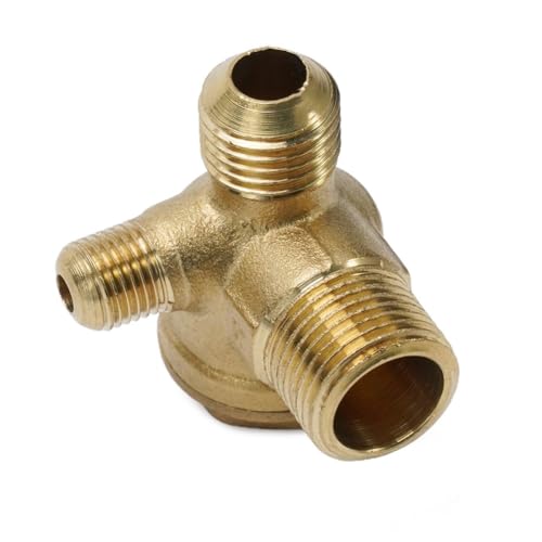 Set mit 2 flexiblen Luftkompressoransaugschläuchen mit Messing-Rückschlagventil, 280 mm, Edelstahl-Verbindungsrohre für Kompressor-Ersatz Set mit 2 flexiblen Luftkompressoransaugschläuchen mit Messing-Rückschlagventil, 280 mm, Edelstahl-Verbindungsrohre für Kompressor-Ersatz von Hasaller