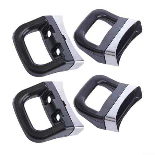 Set mit 4 Ersatz-Bakelit-Topf-Seitengriffen für Kochgeschirr inkl. Schnellkochtöpfe und für Dampfgarer und hitzebeständiges Material von Hasaller