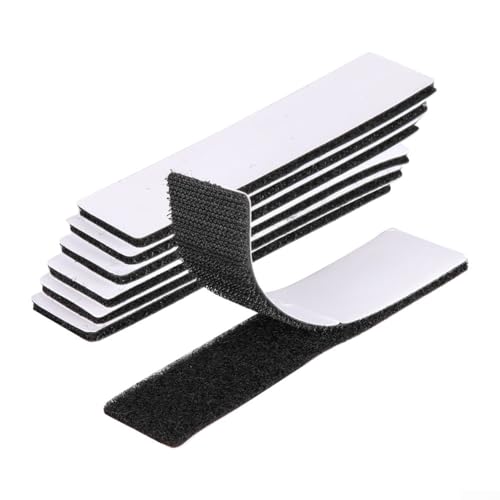 Sofaschoner, Nylon-Rückstreifen, Set mit 20 rechteckigen Couch-Kratzpads, Schutzaufkleber (25 mm, 20 Stück) von Hasaller