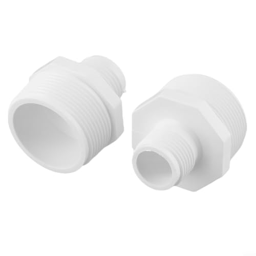 Stabiler PVC Gartenschlauchadapter, 1 5 NPT Stecker auf 3/4 GHT Stecker, zum Anschluss von Gartenschläuchen und Bewässerungswerkzeugen von Hasaller