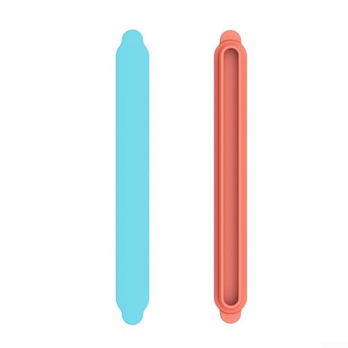 Staubdichte Silikon-Abdeckungs-Sets für Nintendo Switch2 Daumengriffe, bietet eine schützende Lösung, die die Sauberkeit und Leistung der Konsole erhält (blau-rot) von Hasaller