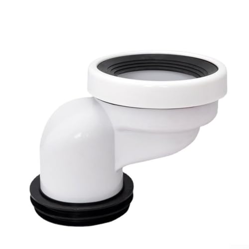 WC-Anschlussrohr, WC-Düsen – PVC-Material, gerade oder exzentrische Ausführung, Offset-Optionen, Gummidichtung, Badezimmer-Abwassersystem-Anschluss (B) von Hasaller