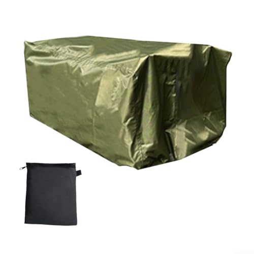 Wetterfeste faltbare Gartenwagen-Abdeckung für Camping und Gartenarbeit (Armeegrün) von Hasaller