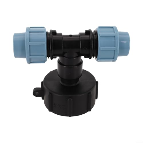 Zuverlässiger S60X6 IBC-Tankadapter für 20/25/32 mm PE-Verbindungen, nahtlose Installation (T-Auslass 20 mm) von Hasaller