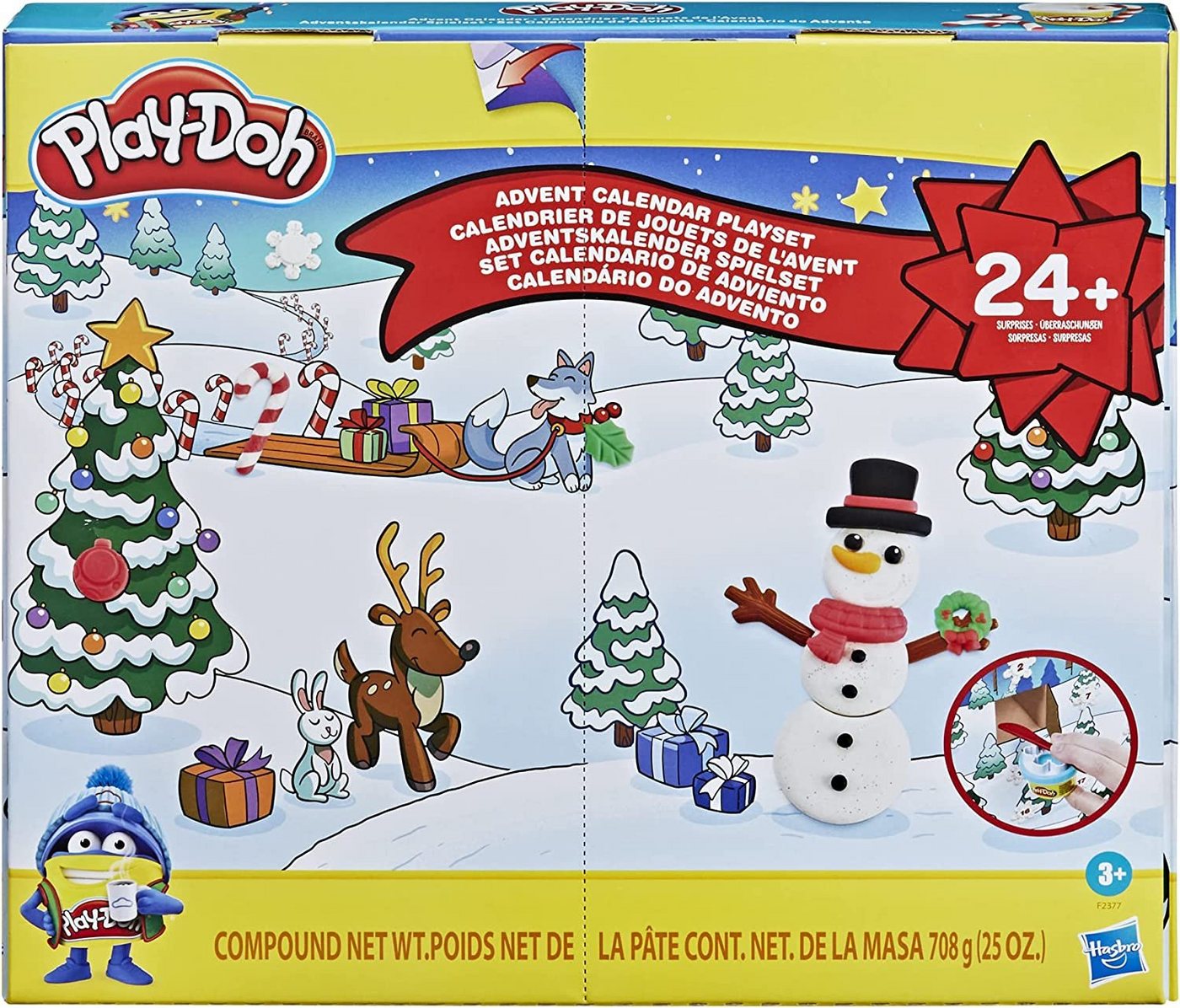 Hasbro Adventskalender Play-Doh Adventskalender mit mehr als 24 Überraschungen von Hasbro