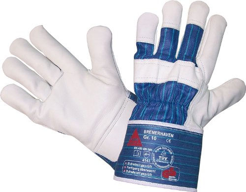 Hase Bremerhaven Rind-Narbenleder- Handschuh TÜV GS geprüft - Gr. 11 von Hase Safety Gloves