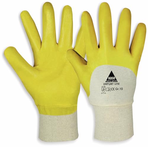 Hase Safety gloves Arbeitshandschuhe, Nitril, ERFURT LITE, EN388/EN420, Größe 11 von Hase Safety Gloves