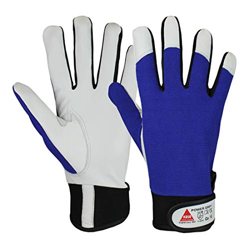 Hase Sicherheitshandschuhe Power Grip I Größe 11, Schafsnappaleder 10 Stk von Hase Safety Gloves