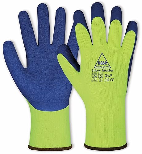 Hase Winterhandschuhe Snow Master Größe 9, Acryl/Latex 10 Stk von Hase Safety Gloves