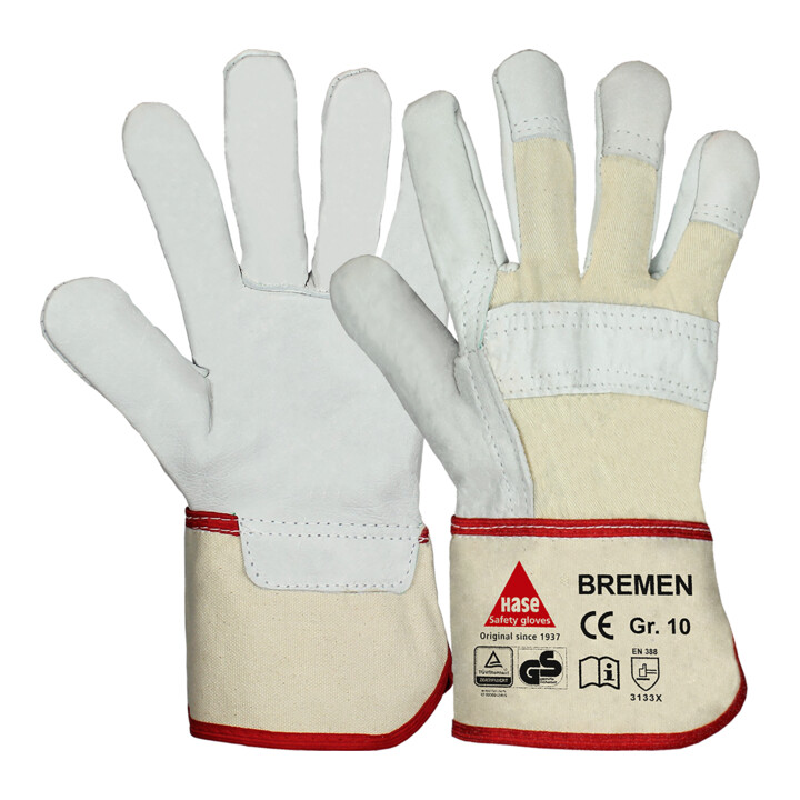 B-Ware Hase Arbeitshandschuhe Handschuh Bremen Rindnarbenleder Größe 11 Natur Beige B-Ware Hase Arbeitshandschuhe Handschuh Bremen Rindnarbenleder Größe 11 Natur Beige von Hase