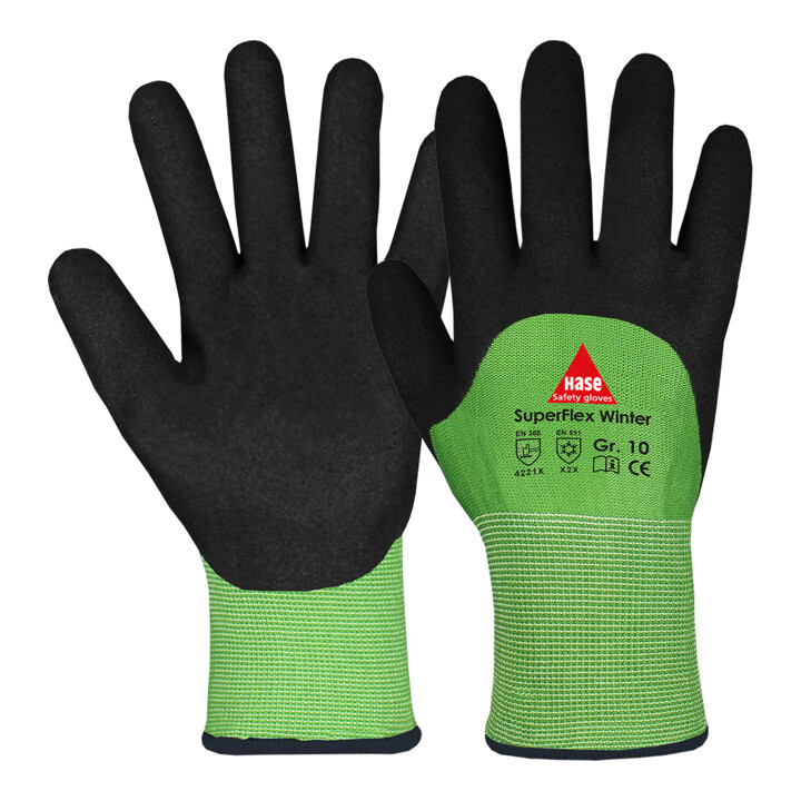Hase Kälteschutzhandschuhe Spezialhandschuh Winterhandschuh Nylon Größe 9 B-Ware von Hase