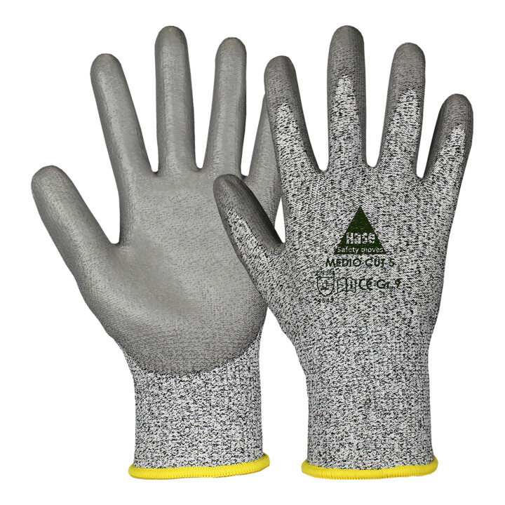 Hase Montagehandschuhe Arbeitshandschuhe Cut Level 5 Größe 10 Dyneema Handschuhe B-Ware von Hase