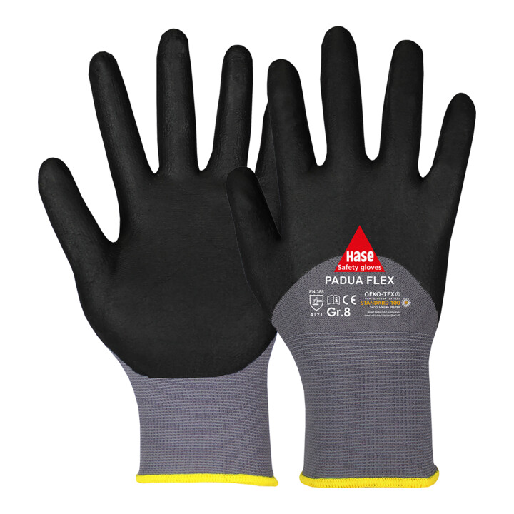 Hase Montagehandschuhe Arbeitshandschuhe Padua Flex Nylon Grau Größe 8 B-Ware Hase Montagehandschuhe Arbeitshandschuhe Padua Flex Nylon Grau Größe 8 B-Ware von Hase