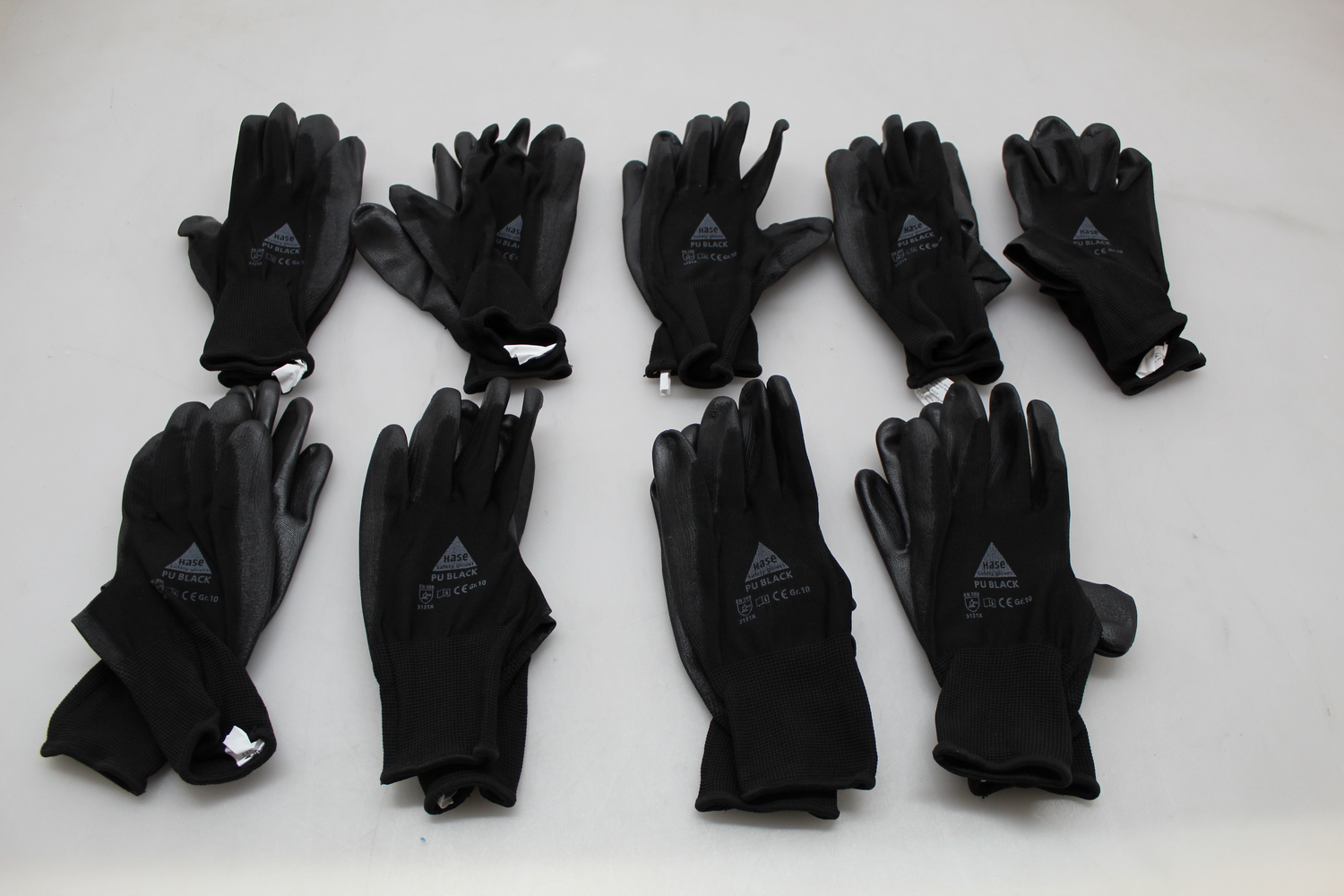 Hase Montagehandschuhe Feinstrick Handschuh Schwarz Größe 10 Kat Ii 9 Paar B-Ware von Hase