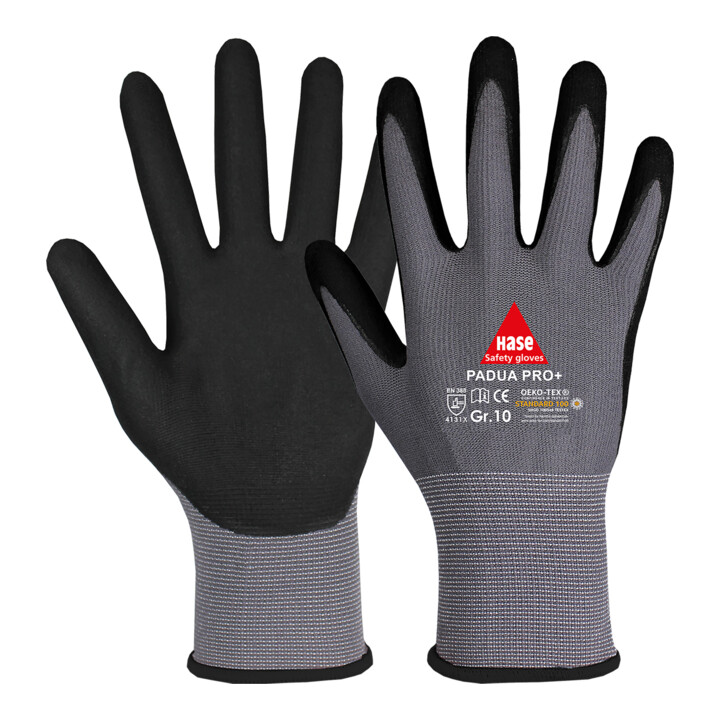 Hase Padua Pro+ Montagehandschuh Größe 10 Arbeitshandschuh 10 Paar  B-Ware von Hase