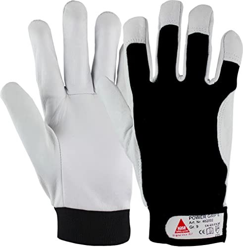 Hase Montagehandschuhe Power-Grip II - Ziegennappaleder - Gr. 8 von Hase Safety Gloves