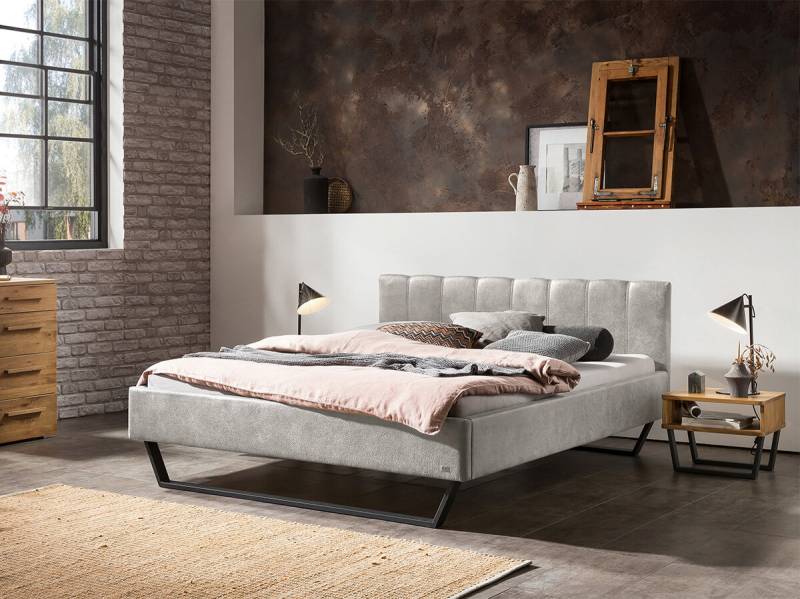 Hasena Pronto Polsterbett Stefano Buffalo grey (721) Anthrazit 160 x 200 cm 25 cm von Hasena Pronto