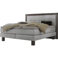 HASENA Boxspringbett Memphis, im Vintagelook, Massivholz-Umrandung, Tonnentaschen-Federkernmatratze von Hasena