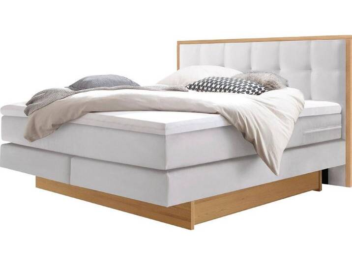 HASENA Boxspringbett Ottawa, Boxspringbett, wählbare Polsterbezüge, zwei Bettkästen aus Eiche, weiß, Matratze H3, mit Topper Base, Liegekomfort fest HASENA Boxspringbett Ottawa, Boxspringbett, wählbare Polsterbezüge, zwei Bettkästen aus Eiche, weiß, Matratze H3, mit Topper Base, Liegekomfort fest von Hasena