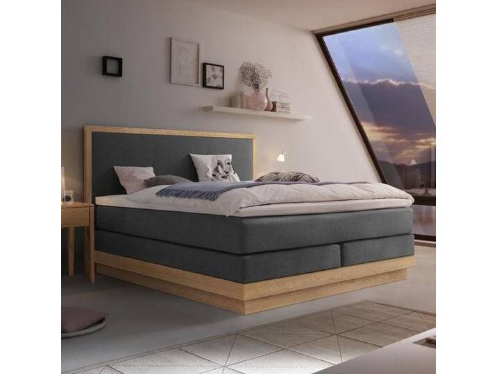 Hasena Boxspringbett Elegant Eiche Velours mit Kopfteil San Pietro 160x200cm TTF-Box Härtegrad: H3 modern Hasena Boxspringbett Elegant Eiche Velours mit Kopfteil San Pietro 160x200cm TTF-Box Härtegrad: H3 modern von Hasena