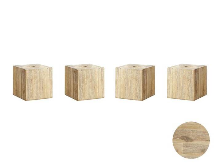 Hasena Factory-Chic Füsse Ivio 4er-Set / 25 cm / Nussbaum, geölt Hasena Factory-Chic Füsse Ivio 4er-Set / 25 cm / Nussbaum, geölt von Hasena