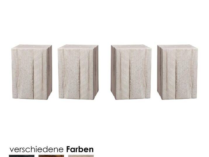 Hasena Factory-Line Füsse Festo 20 cm Akazie Vintage white von Hasena