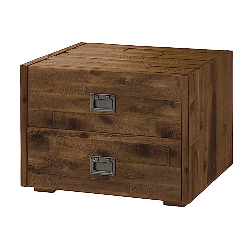 Hasena Factory Line Nachttisch Lica Akazie Vintage Brown von Hasena