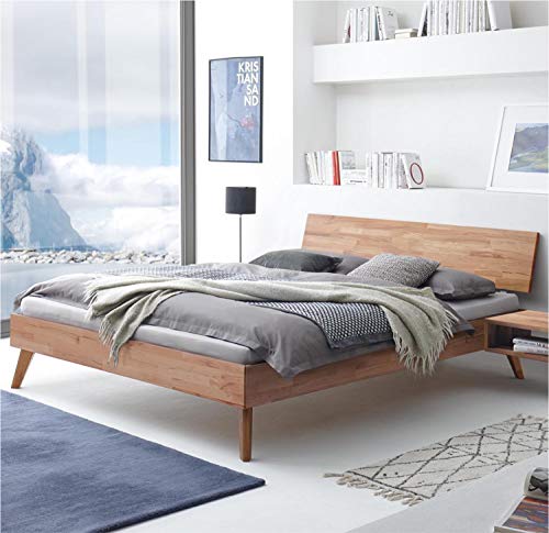 Hasena Fine Line Bett Ancona Kernbuche geölt 140x200 cm von Hasena