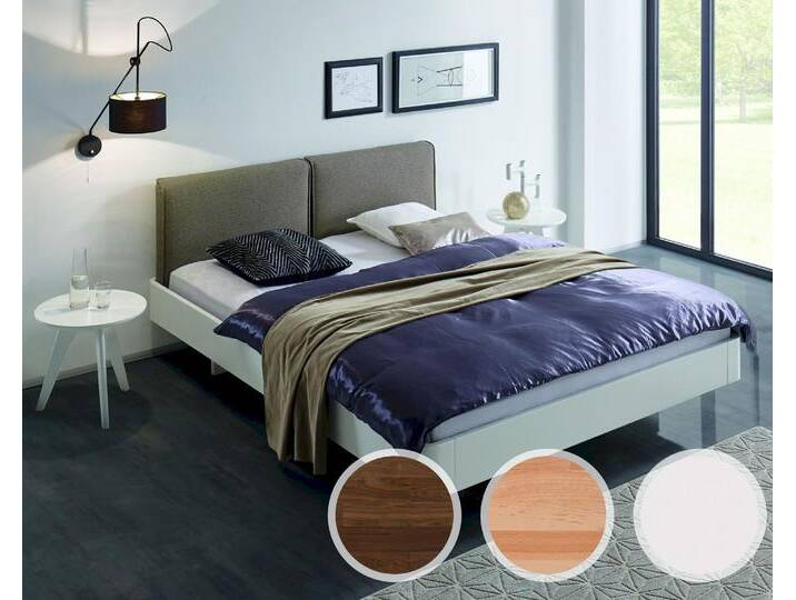 Hasena Fine-Line Massivholzbett Syma Airo/Cemoa 120x220 cm / Buche weiss deckend, lackiert Hasena Fine-Line Massivholzbett Syma Airo/Cemoa 120x220 cm / Buche weiss deckend, lackiert von Hasena