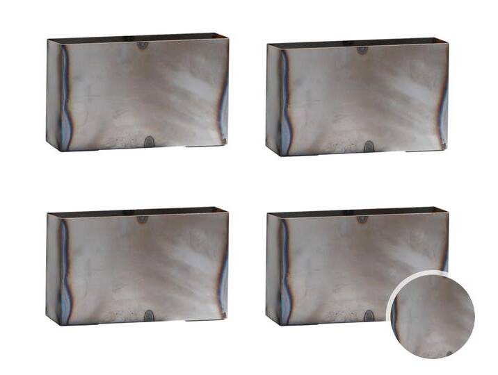 Hasena Füsse Quada 4er-Set / 20 cm / iron von Hasena