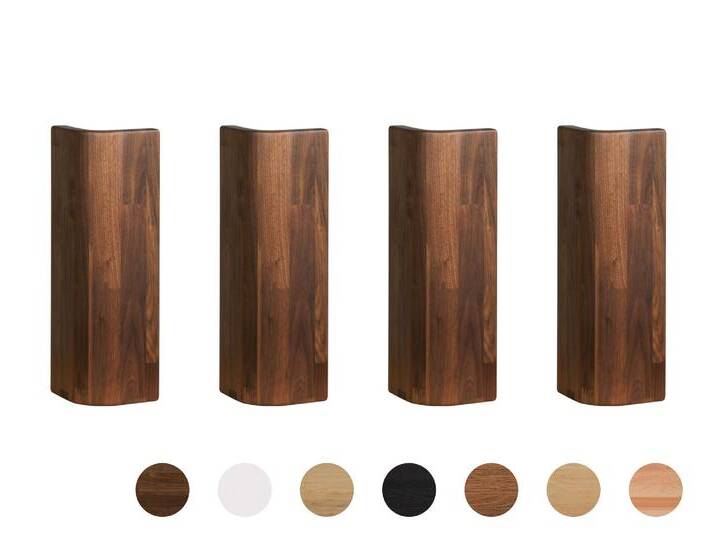 Hasena Füsse Ronda 4er-Set / 20 cm / Wildeiche natur, gebürstet, geölt Hasena Füsse Ronda 4er-Set / 20 cm / Wildeiche natur, gebürstet, geölt von Hasena