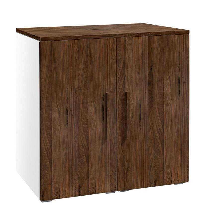 Hasena Selezione Kommode Portina weiss Nussbaum geölt teilmontiert Hasena Selezione Kommode Portina weiss Nussbaum geölt teilmontiert von Hasena