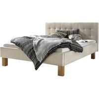 Hasena Noemi Polsterbett Massivholz 100% Polyester inkl. Midtrever von Hasena