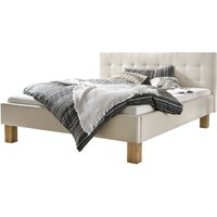 Hasena Noemi Polsterbett Massivholz 100% Polyester inkl. Midtrever von Hasena