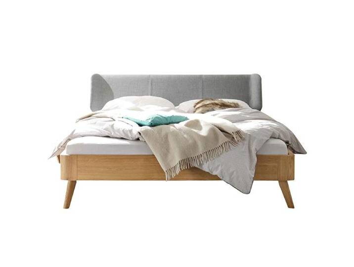 Hasena Oak-Bianco Boga Modul 18 Masito Massivholzbett inkl. Kopfteilpolsterung - 100 x 200 von Hasena