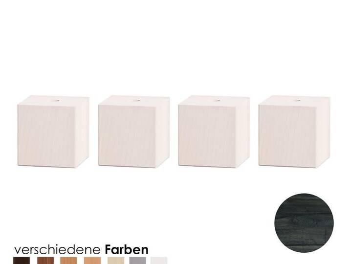 Hasena Oak-Line Füße Ivio 4er-Set / 10 cm / Nussbaum, geölt Hasena Oak-Line Füße Ivio 4er-Set / 10 cm / Nussbaum, geölt von Hasena