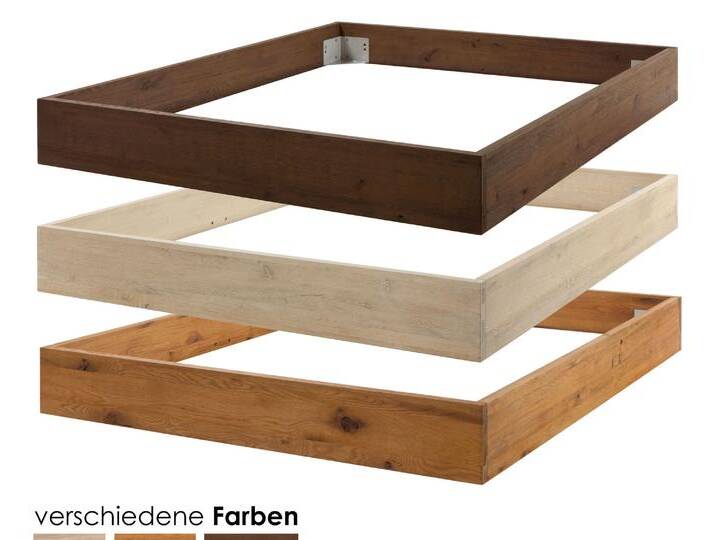 Hasena Oak-Line Wild Bettrahmen Cadro 23 Wildeiche 180x210 cm / natur von Hasena