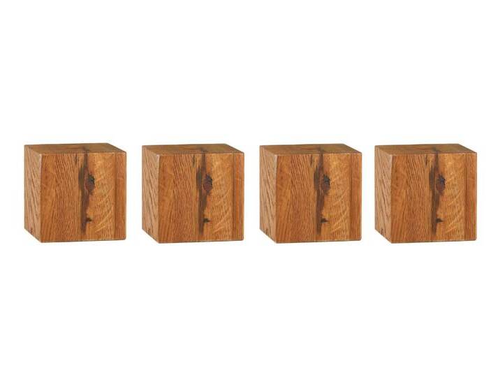 Hasena Oak-Line Wild Füsse Ivio 4er-Set / 10 cm / Eiche brandy, geölt von Hasena