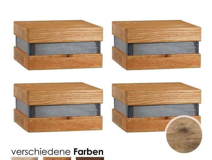 Hasena Oak-Line Wild Füsse Onito Wildeiche 4er-Set / 10 cm / Wildeiche pure, gebürstet, geölt Hasena Oak-Line Wild Füsse Onito Wildeiche 4er-Set / 10 cm / Wildeiche pure, gebürstet, geölt von Hasena