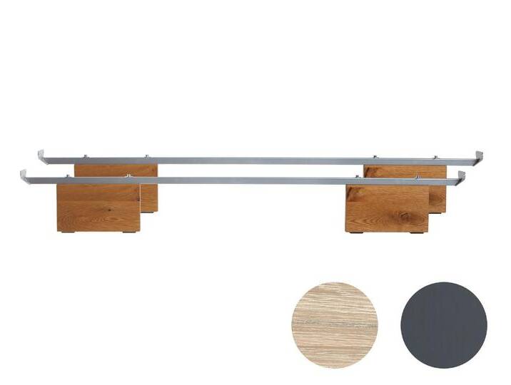 Hasena Oak-Line Wild Füsse Vilo Wildeiche 2er-Set / 20 cm / 90 cm / Wildeiche pure, gebürstet, geölt Hasena Oak-Line Wild Füsse Vilo Wildeiche 2er-Set / 20 cm / 90 cm / Wildeiche pure, gebürstet, geölt von Hasena