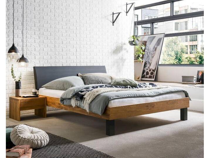 Hasena Pronto Massivholz-Bett Trento Roca/Lecco 160x200 cm / Nussbaum, geölt / 20 cm Hasena Pronto Massivholz-Bett Trento Roca/Lecco 160x200 cm / Nussbaum, geölt / 20 cm von Hasena