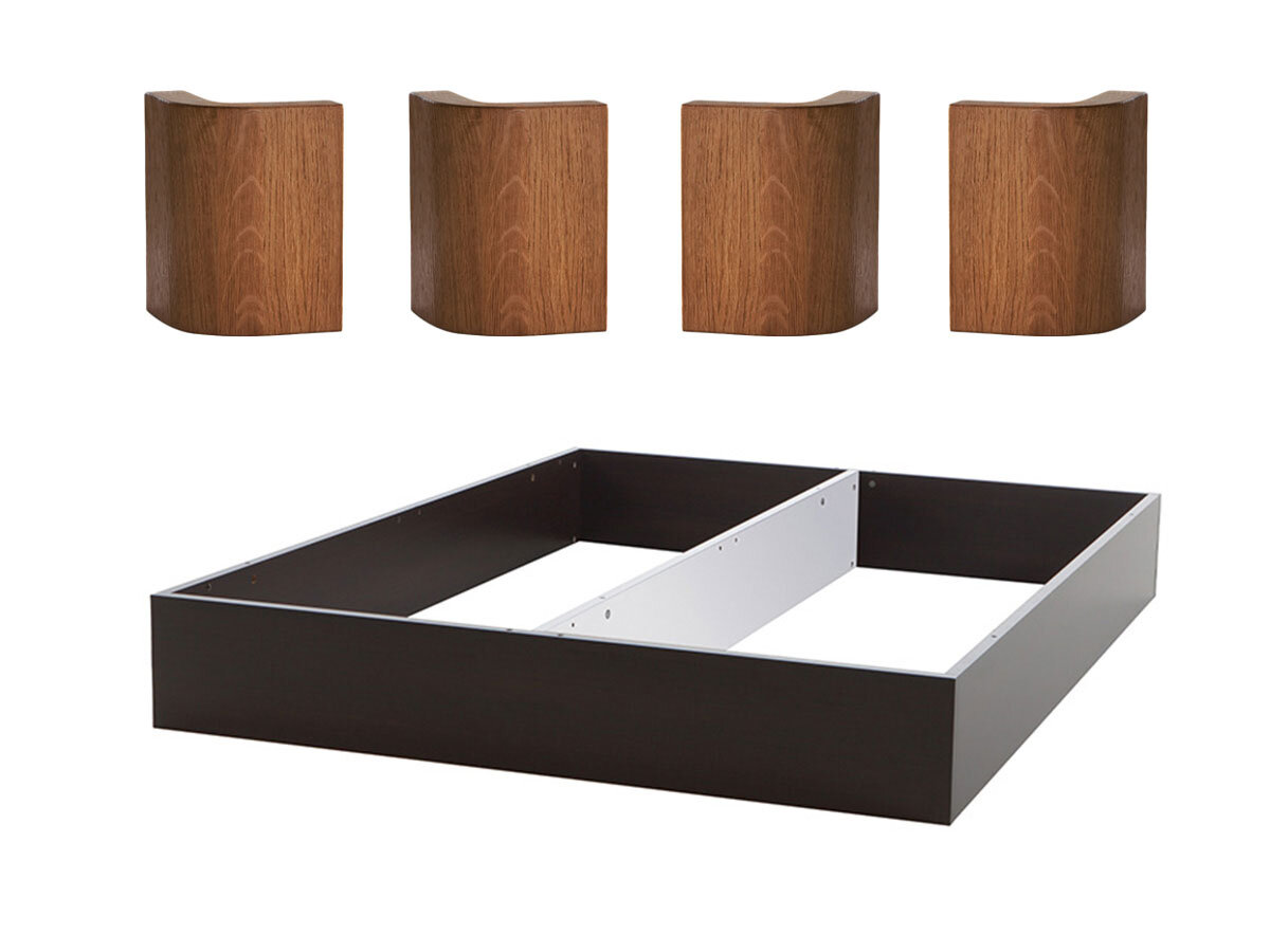 Hasena Sockel Practico-Ron Box 25 OAK Eiche natur, gebürstet, geölt (86) Anthracit (16) 90 cm 210 cm von Hasena