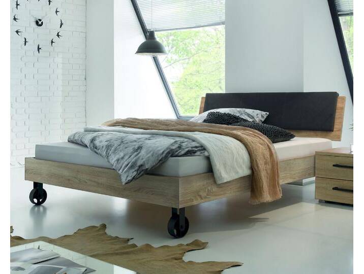 Hasena Top-Line Bett Advance Road/Orva 140x200 cm / Anthrazit von Hasena