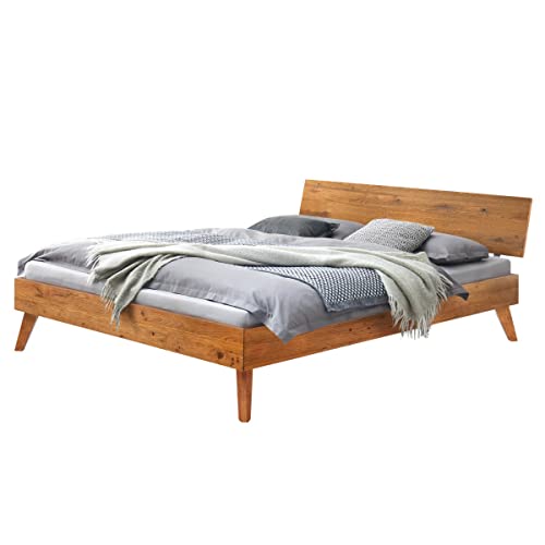 Hasena Trento Bett Ancona 20 Wildeiche massiv 180x200 von Hasena