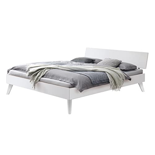 Hasena Trento Bett Ancona weiß deckend 140x200 von Hasena