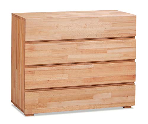 Hasena Wood Line Kommode Lovara Buche Kernbuche 4 Schubladen von Hasena