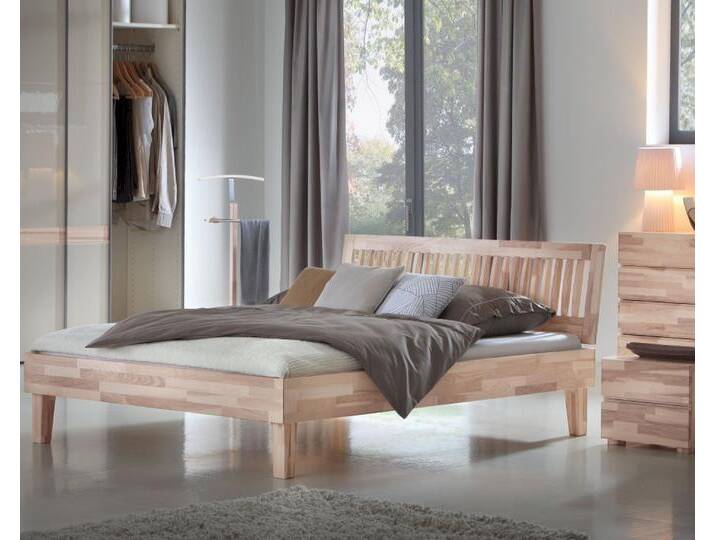 Hasena Wood-Line Massivholzbett Juve/Stecca 200x200 cm Buche kirschbaum 20 cm Hasena Wood-Line Massivholzbett Juve/Stecca 200x200 cm Buche kirschbaum 20 cm von Hasena