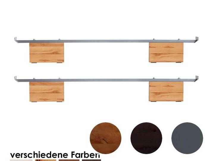 Hasena Wood-Wild Füsse Vilo 2er-Set / 20 cm / 200 cm / Wildeiche pure, gebürstet, geölt von Hasena