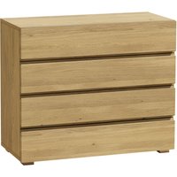 Hasena Woodline Lovara Kommode 4 Schubladen Massivholz 90x40x75 cm von Hasena